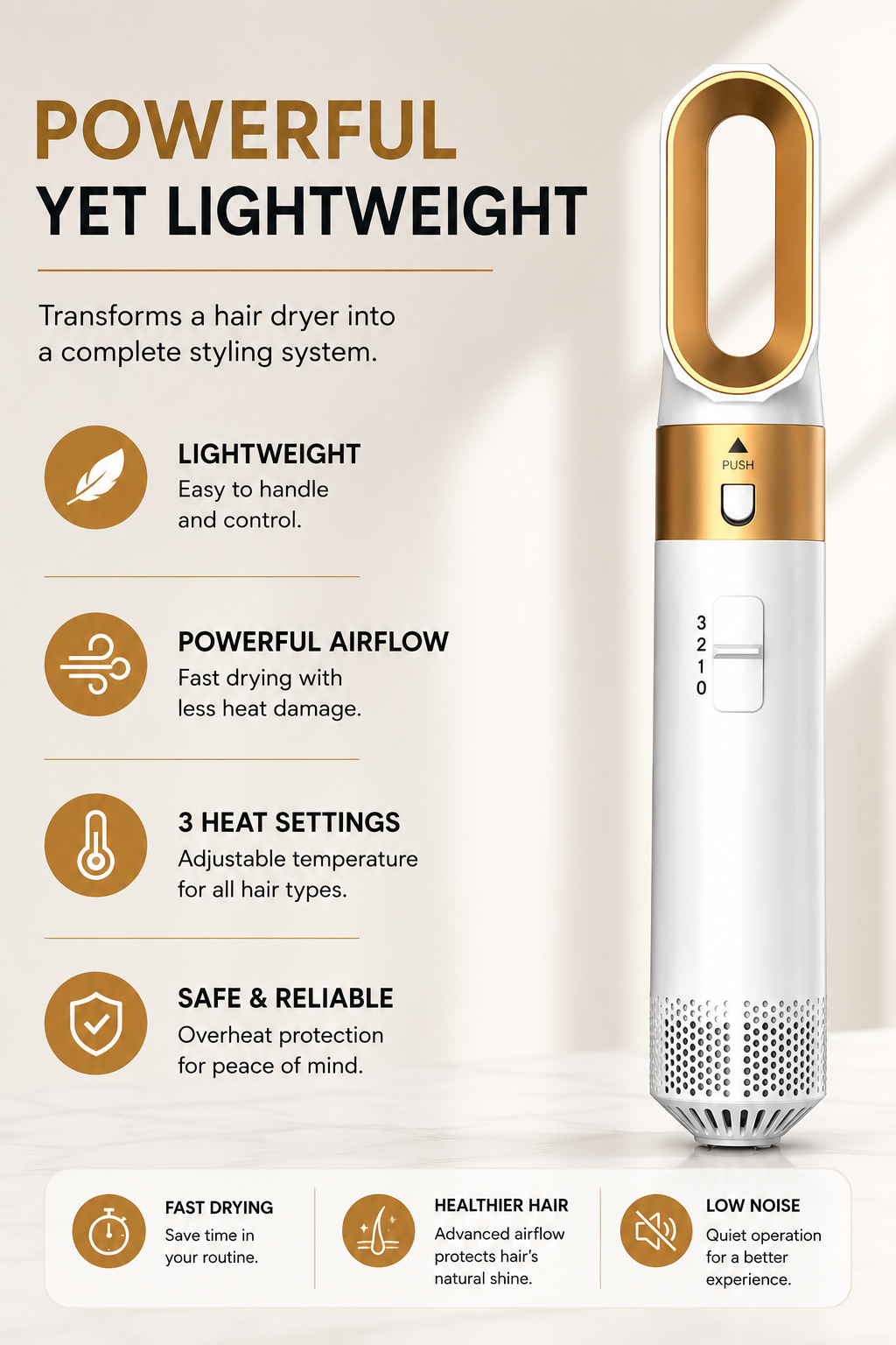 Perfect Hair in Minutes – 5-in-1 Styler