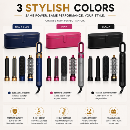 Perfect Hair in Minutes – 5-in-1 Styler